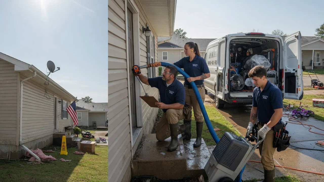 Ceiling Water Damage Restoration in La Vista, NE near me